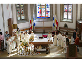 Dankgottesdienst der Kommunionkinder (© Karl-Franz Thiede)